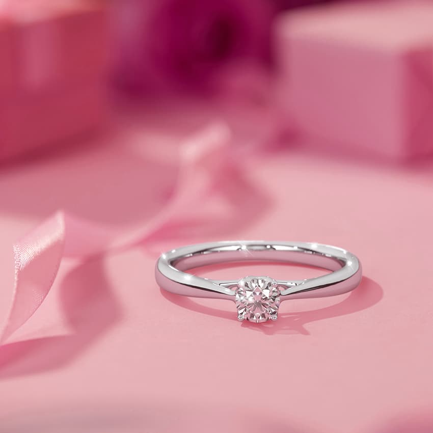 Lambent Solitaire Ring