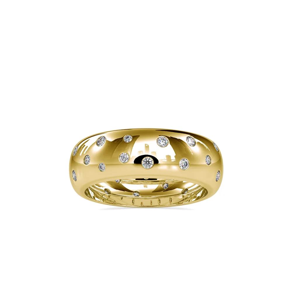 Scattered Diamond Dome Band