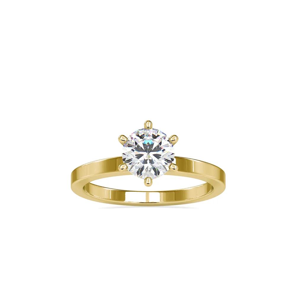 Solitaire Round Diamond Ring