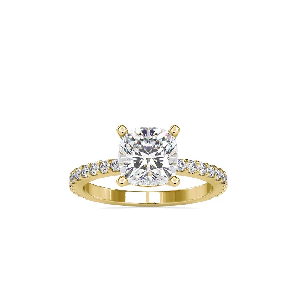 Cushion Cut Diamond Ring