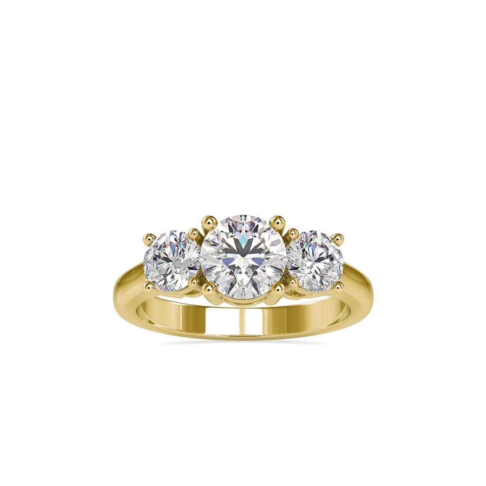 Trilogy Classic Stone Round Diamond Ring