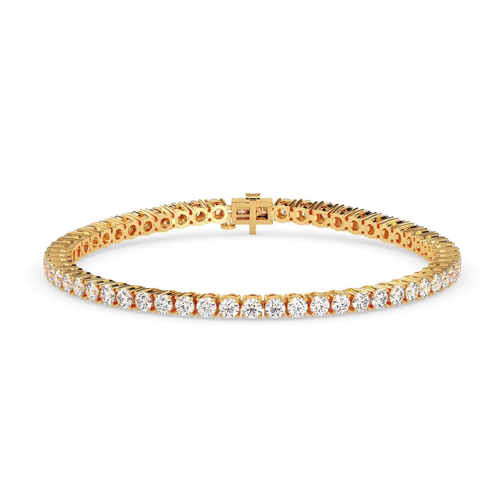 Round Diamond Tennis Bracelet