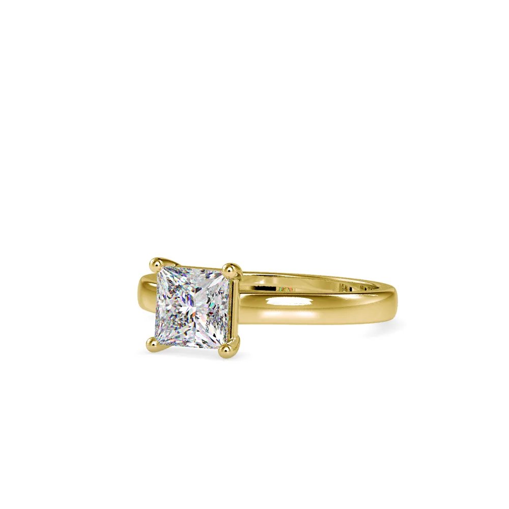 Princess Cut Diamond Solitaire Ring, view 1