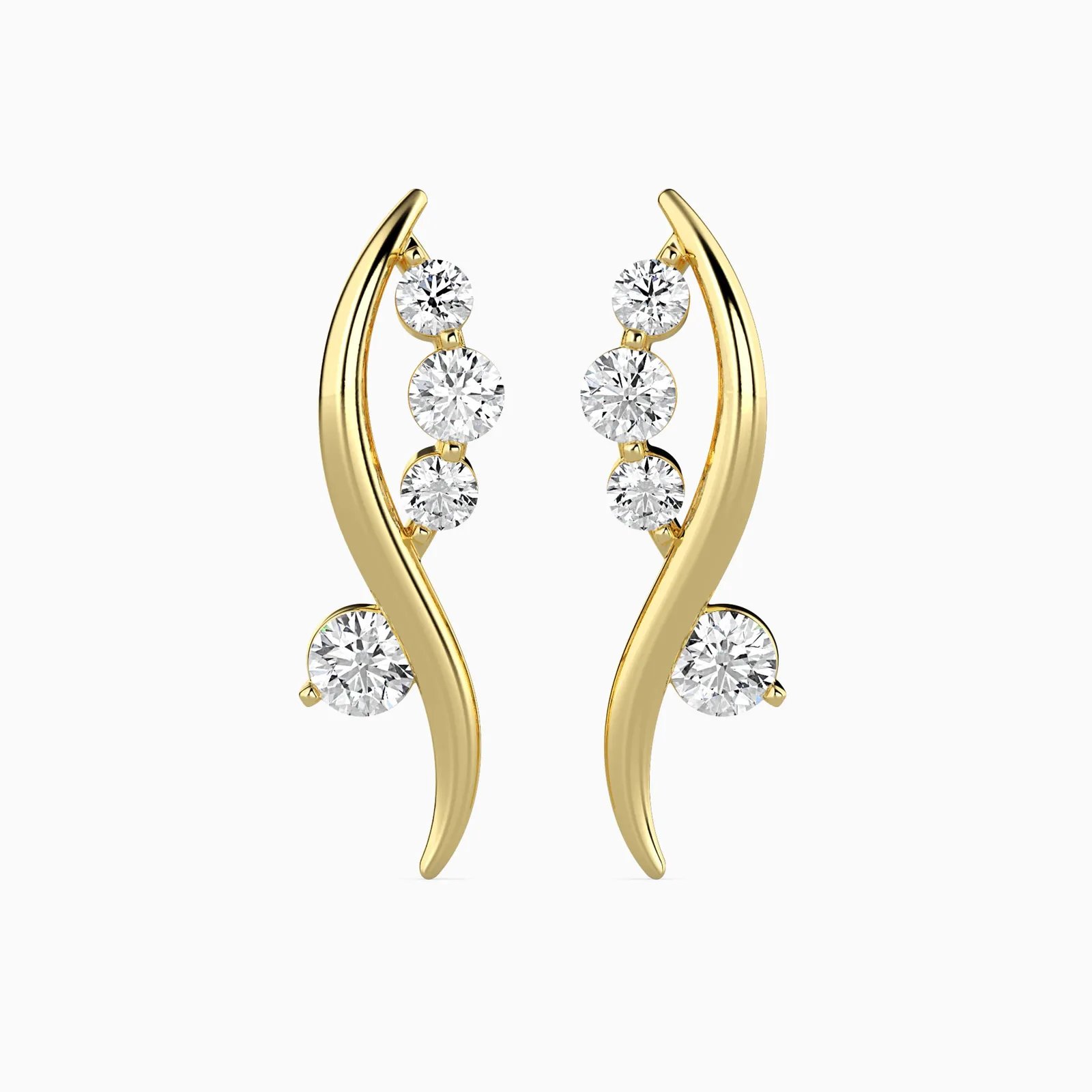 S-Curve Wave Studs, view 1